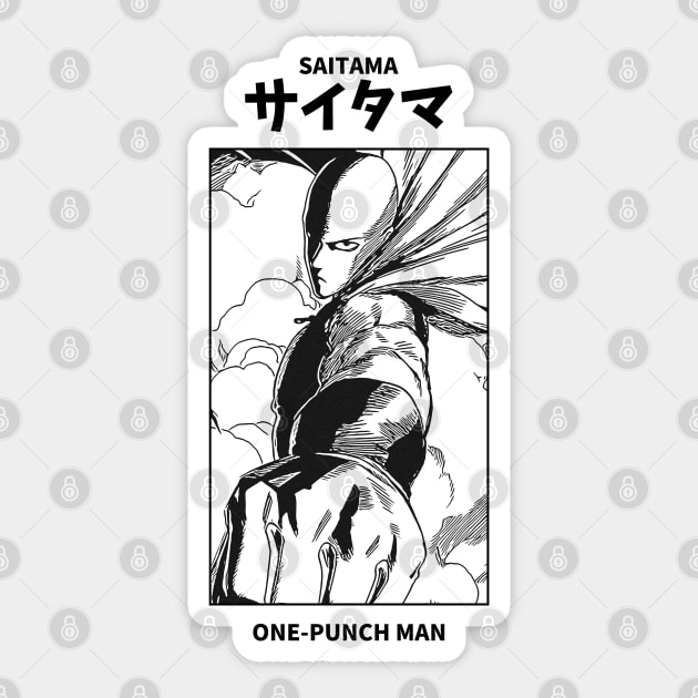 One punch sales man sticker